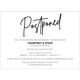 Casual Script Postponement Cards Image 3 of 6